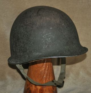 Front Seam / Fixed Bale U.  S.  M1 Helmet & Capac Liner