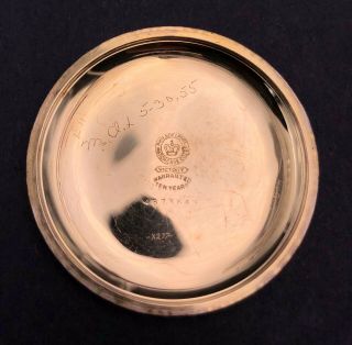 1912 South Bend 16s 21j Double Sunk Pocket Watch 227/2 721196 Engraved GF Case 4