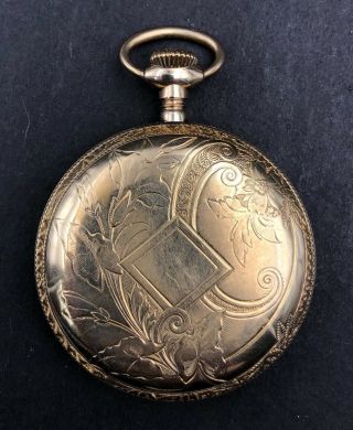 1912 South Bend 16s 21j Double Sunk Pocket Watch 227/2 721196 Engraved GF Case 6