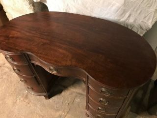 Antique Kidney Wood Desk 2