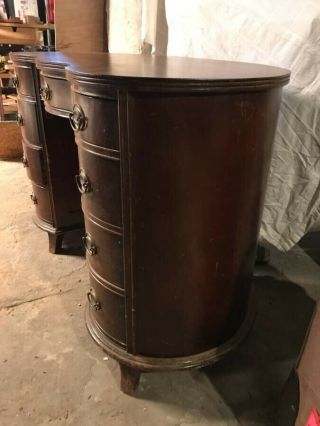 Antique Kidney Wood Desk 3