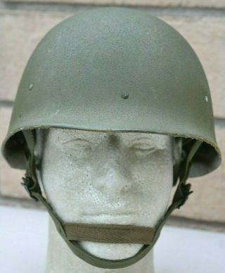 Us Vietnam War Paratrooper Helmet M - 1c Airborne 1967 Liner Nam Vintage