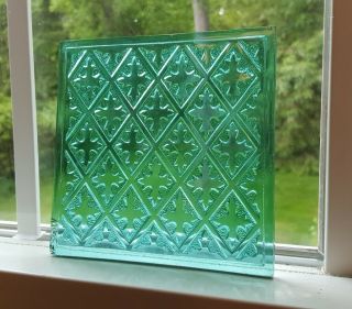 Addison Glass Co Tile For Window Pane Aquamarine Unusual Pattern