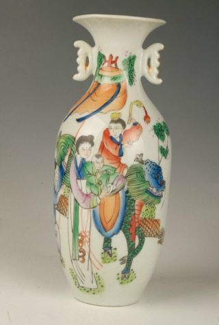 Chinese Porcelain Vases Jar Old Paintings Officials Collect Gift Handicraft