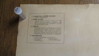 WW2 Government Issued Home Front Poster Don ' t Let Coughs Help Hitler 9