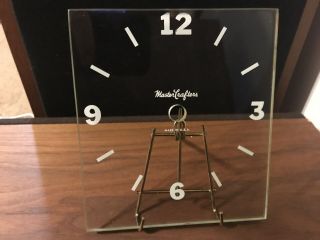 Vintage John Hancock Mastercrafters 47 Action Starlight Tube Clock Glass Facing