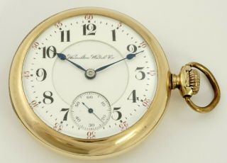 Hamilton Pocket Watch,  Grade 941 Railroad,  21 Jewel,  18 Size - Rf35806