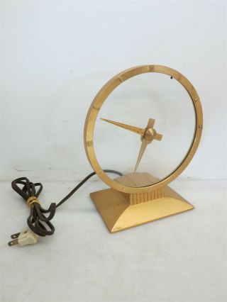 Vintage Jefferson Golden Hour Electric Clock Parts And Repair