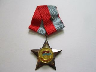 Vietnam War_original The Liberation War Exploit Order 3rd Class Medal And Ribbon