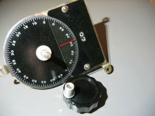 Military Surplus Vernier Dial With Turns Counter Ef Johnson