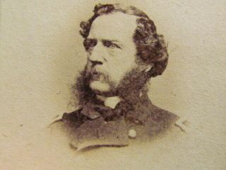 Civil War General Samuel W.  Crawford Cdv Photograph By Mathew Brady