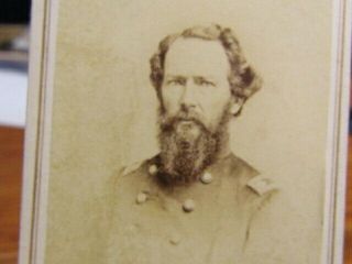 28th York Infantry Lt.  Colonel Elliott W.  Cook Cdv Photograph