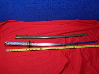 Ww2 Japanese Samurai Nco Sword & Scabbard