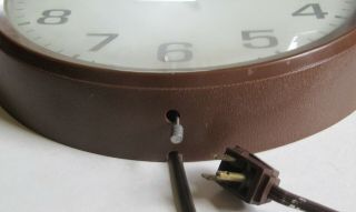 Vintage Mid Century Modern General Electric GE Model 2012 - R011 Wall Clock, 3