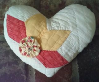 Cutter Quilt Heart Pillow 570.  Great Gift Idea