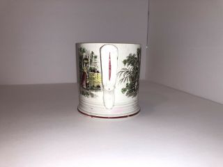 Antique Porcelain Pink Luster Frog Mug By Sunderland Mid 1800s 4