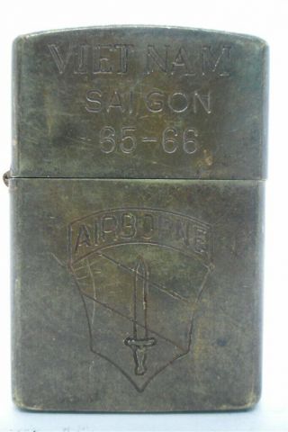 Vietnam War Zippo Lighter Saigon 65 66 Vintage