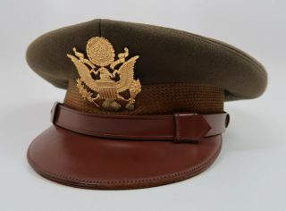 Wwii Us Army Military Uniform Dress Usaf Visor Cap Hat Officer Air Force Corp
