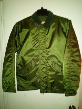 Vintage Us Navy Extreme Cold Weatherimpermeable Jacket Size Small