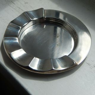 An Interesting Art Deco Silver Plated Ashtray By Garrards Of Regent St.  London