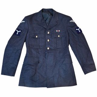 British Army Raf No 1 Royal Air Force Dress Uniform Jacket Tunic Blue