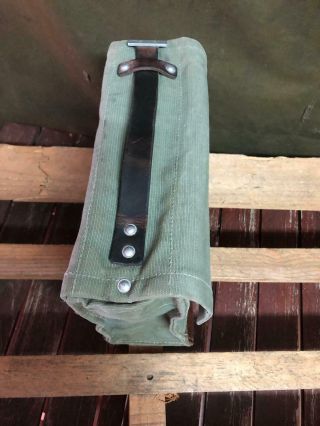 1964 Vintage Swiss Army Military Ammo Bag Bicycle Pannier 2