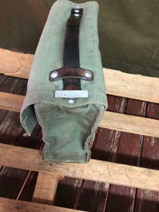 1964 Vintage Swiss Army Military Ammo Bag Bicycle Pannier 4