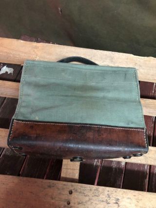 1964 Vintage Swiss Army Military Ammo Bag Bicycle Pannier 5