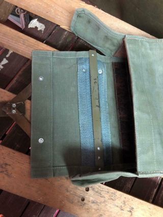 1964 Vintage Swiss Army Military Ammo Bag Bicycle Pannier 6