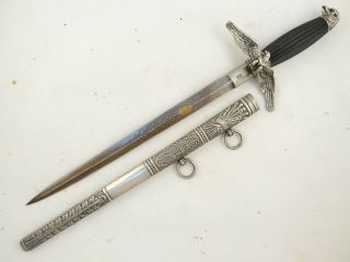 Hungarian Officer ' s Dagger WW2 paratrooper Air Force Sword Knife RARE EX, 2