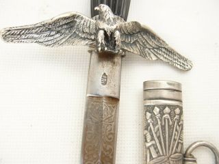 Hungarian Officer ' s Dagger WW2 paratrooper Air Force Sword Knife RARE EX, 6