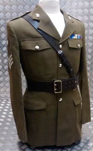 British Army Issue Officers Sam Browne Belt Leather Assorted Sizes