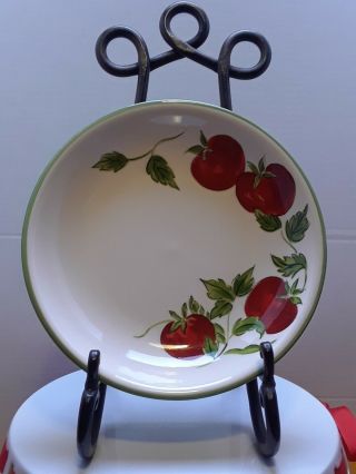 Crate & Barrel Tuscana Tomatoes Design Pasta Bowl Made In Portugal