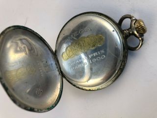 Silver Antique Omega Pocket Watch (running)