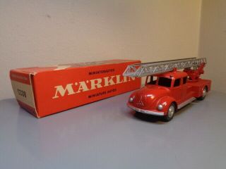 MARKLIN MÄRKLIN GERMANY No 8023 1960 ' S MAGIRUS DEUTZ FIRE ENGINE TRUCK RARE MIB 5