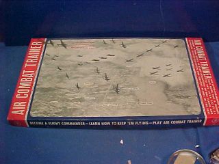 1942 Wwii Home Front Air Combat Trainer Keep Em Flying Board Game Never Played