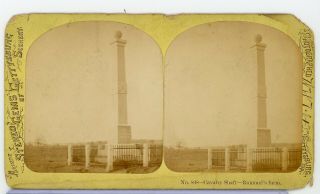 Stereoview Photograph Civil War Tipton Gettysburg Cavalry Shaft Rummel 