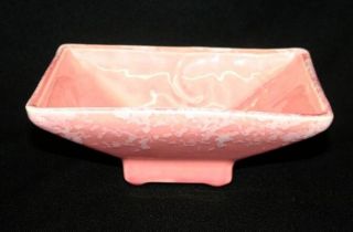 Mid Century Modern Upco Ungemach Pottery Co Pink Planter Roseville Oh Usa 387
