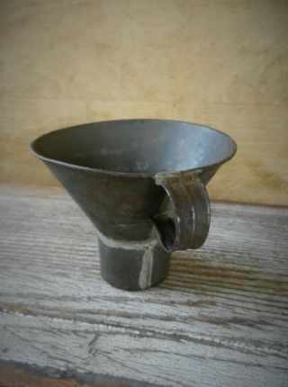 Antique Tin Funnel Canning Jar Filler Wide Mouth 4