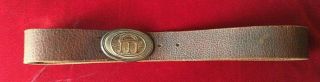 Old Civil War Confederate Georgia State Belt & Buckle 3