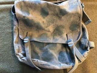 WW2 USMC Field Pack/Haversack Set Field Camouflaged and Salty - Combat Vet Named 7