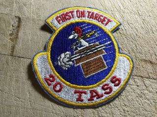 Cold War/vietnam? Us Air Force Patch - 20th Tass Squadron Usaf Beauty