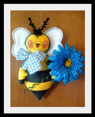 Primitive Bumblebee Wall/door Hanger Pattern 336