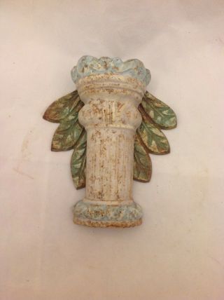 Antique / Vintage Cast Iron Door Knocker Urn Flower Basket Hubley?