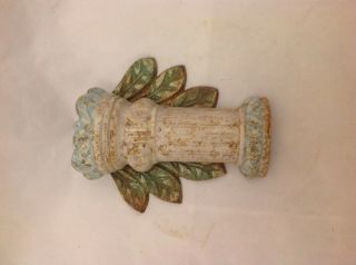 Antique / Vintage Cast Iron Door Knocker Urn Flower Basket Hubley? 2