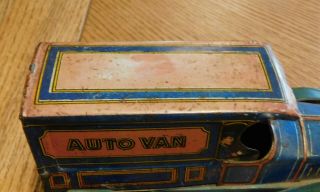 Early 1900 ' s Tin Litho.  Auto Van Delivery Truck. 5