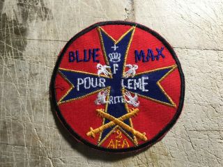 1960s/vietnam? Us Army Patch - Blue Max 2 Afa - Pour Leme F Troop - Beauty