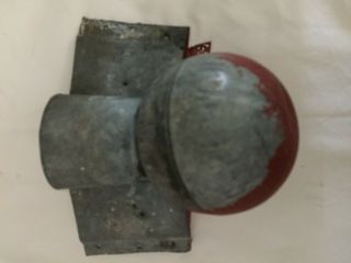 3pc Antique Barn/Farm Roof Ridge End Caps Galvanized Balls Sphere 3 - 1/2 