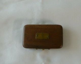 ANTIQUE,  COLLECTIBE,  ONE of a KIND MINATURE CAP PISTOL IN WOOD CASE 4