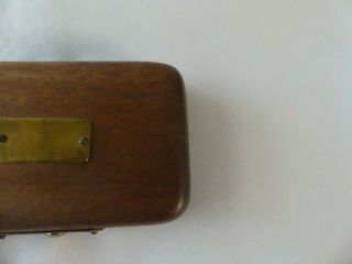 ANTIQUE,  COLLECTIBE,  ONE of a KIND MINATURE CAP PISTOL IN WOOD CASE 6